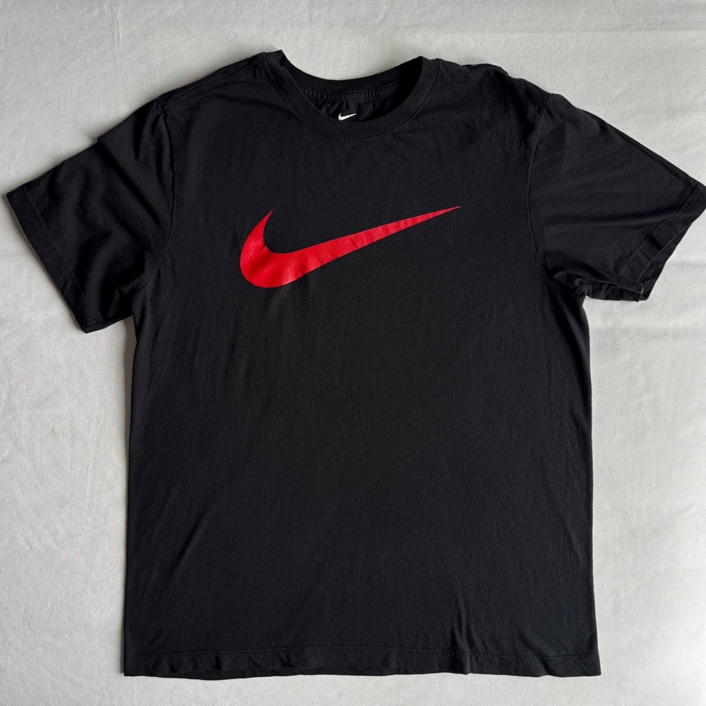 Black and Red Nike T-shirt